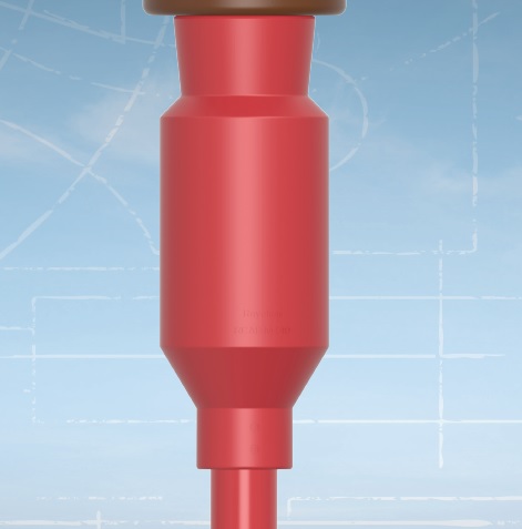 RCAB 24 kV Kablo Başlıkları için Ekransız Elastik Bushing izolasyon Kapağı